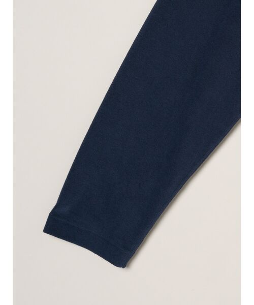 three dots / スリードッツ Tシャツ | Men's compact pile half zip l/sT | 詳細3