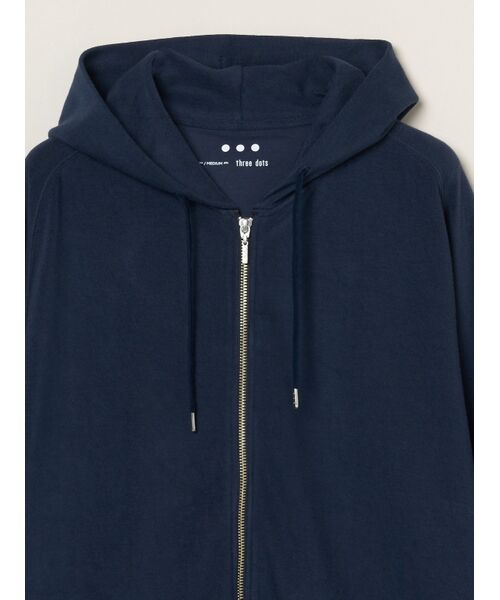 three dots / スリードッツ パーカー | Men's compact pile parka | 詳細2