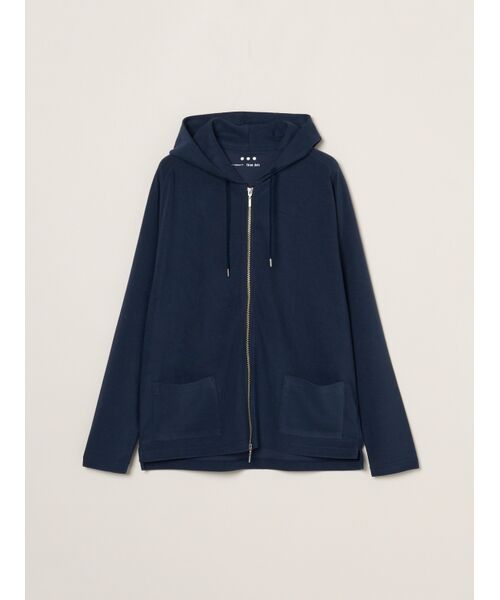 three dots/スリードッツ Men's compact pile parka midnight blue S three dots/スリードッツ Men's compact pile parka midnight blue S