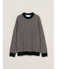 three dots / スリードッツ ニット・セーター | Men's wool cashmere crew neck