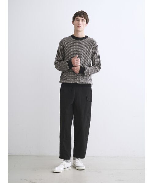 three dots / スリードッツ ニット・セーター | Men's wool cashmere crew neck | 詳細9