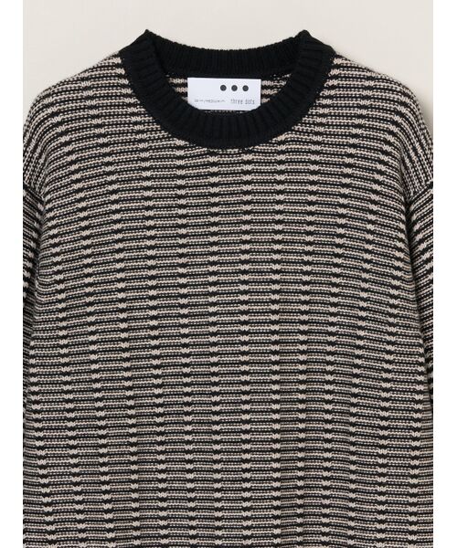 three dots / スリードッツ ニット・セーター | Men's wool cashmere crew neck | 詳細2