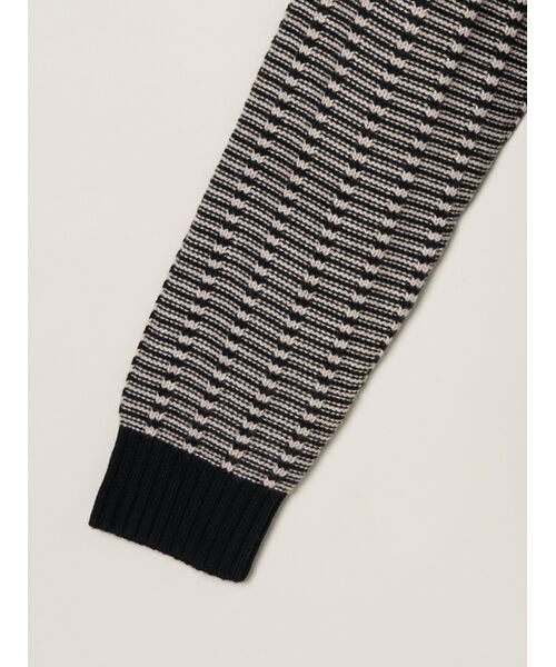 three dots / スリードッツ ニット・セーター | Men's wool cashmere crew neck | 詳細3