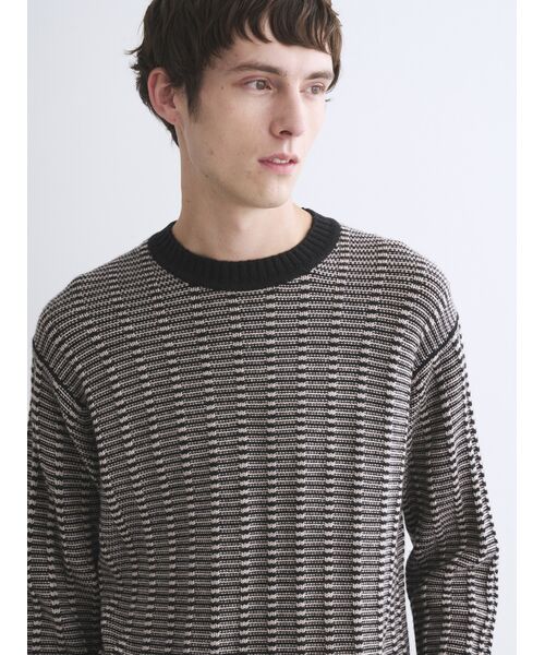 three dots / スリードッツ ニット・セーター | Men's wool cashmere crew neck | 詳細8