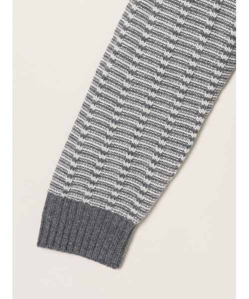 three dots / スリードッツ カーディガン・ボレロ | Men's wool cashmere v-neck cardigan | 詳細3