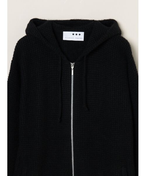 three dots / スリードッツ その他トップス | Men's cashmere zip up parka | 詳細2