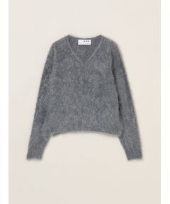 three dots / スリードッツ その他トップス | Fur cashmere pullover