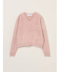 three dots / スリードッツ その他トップス | Fur cashmere pullover