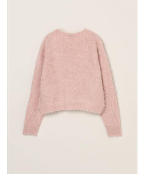 three dots / スリードッツ その他トップス | Fur cashmere pullover | 詳細1