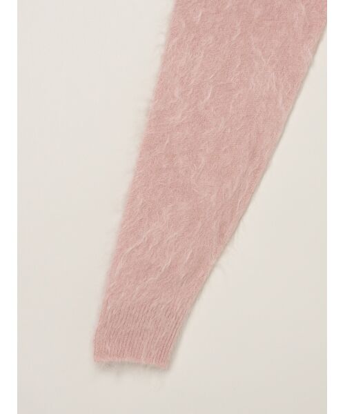 three dots / スリードッツ その他トップス | Fur cashmere pullover | 詳細4