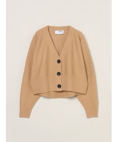 three dots / スリードッツ カーディガン・ボレロ | Felt sweater cardigan