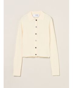 three dots / スリードッツ その他トップス | Wool outfit polo cardigan