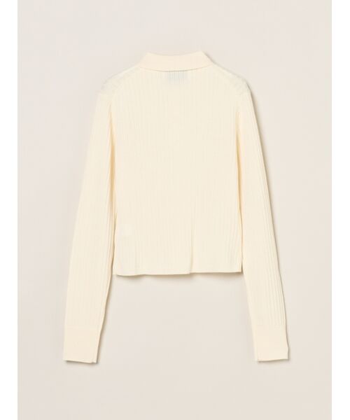 three dots / スリードッツ その他トップス | Wool outfit polo cardigan | 詳細1