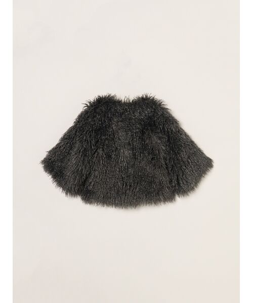 three dots / スリードッツ その他アウター | Wavy fur half sleeve jacket | 詳細1
