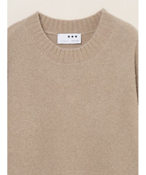 three dots / スリードッツ ニット・セーター | Mini boucle big top | 詳細2