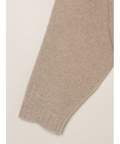 three dots / スリードッツ ニット・セーター | Mini boucle big top | 詳細3