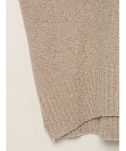 three dots / スリードッツ ニット・セーター | Mini boucle big top | 詳細4