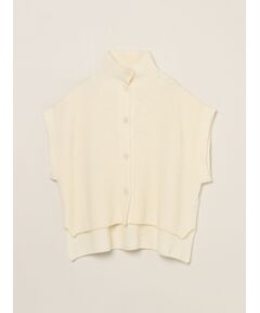 Wool cashmere button vest