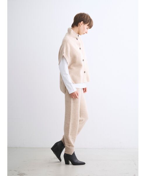 three dots / スリードッツ その他パンツ | Wool cashmere pants | 詳細9