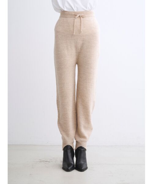 three dots / スリードッツ その他パンツ | Wool cashmere pants | 詳細10