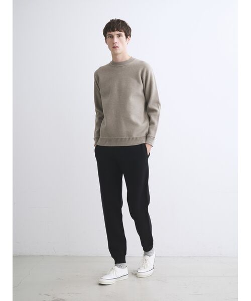 three dots / スリードッツ その他トップス | Men's dual layerd sweat crewneck | 詳細10