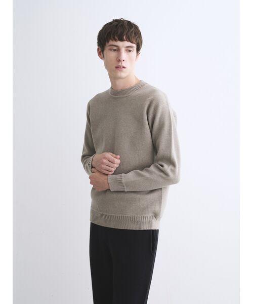 three dots / スリードッツ その他トップス | Men's dual layerd sweat crewneck | 詳細8