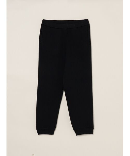 three dots / スリードッツ その他パンツ | Men's dual layerd sweat pants(black)