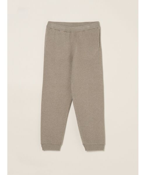 three dots / スリードッツ その他パンツ | Men's dual layerd sweat pants(canvas grey)