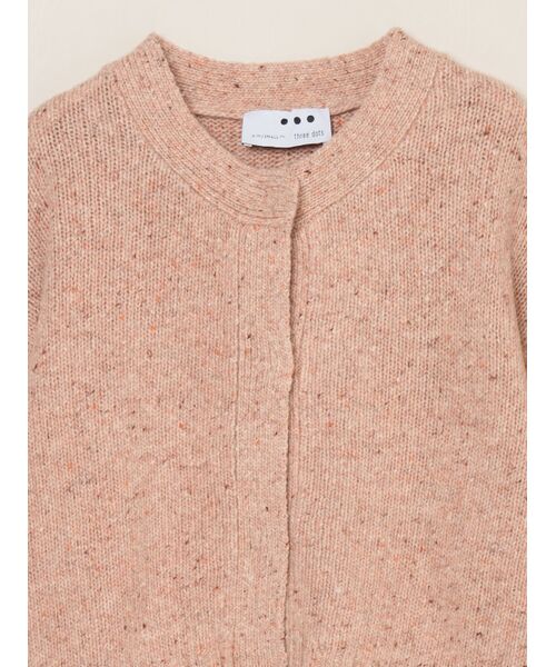 three dots / スリードッツ ニット・セーター | Vintage melange cardigan | 詳細2