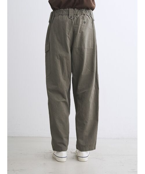 three dots / スリードッツ その他パンツ | Men's cotton silk trousers | 詳細10