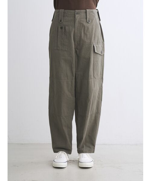 three dots / スリードッツ その他パンツ | Men's cotton silk trousers | 詳細8
