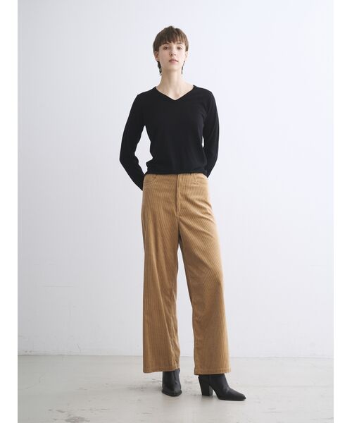 three dots / スリードッツ その他パンツ | Bulky corduloy pants | 詳細7