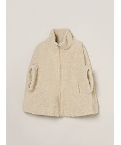 three dots / スリードッツ その他アウター | 【Everly】Poodle boa cape