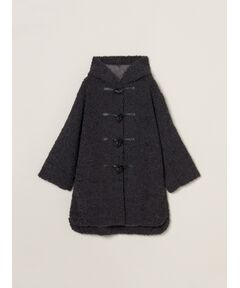 three dots / スリードッツ その他アウター | 【Aubrey】Poodle boa duffle coat