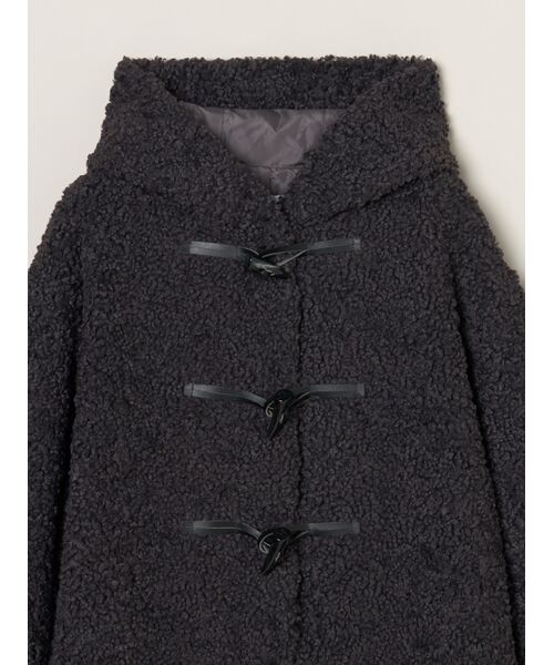 three dots / スリードッツ その他アウター | 【Aubrey】Poodle boa duffle coat | 詳細2