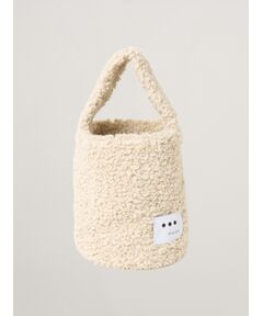 three dots / スリードッツ ショルダーバッグ | 【Fifi mini】Poodle boa bucket bag mini