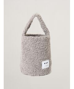 three dots / スリードッツ ショルダーバッグ | 【Fifi mini】Poodle boa bucket bag mini