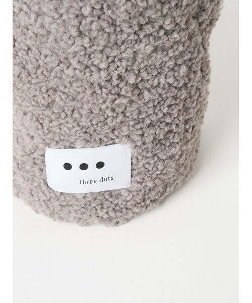 three dots / スリードッツ ショルダーバッグ | 【Fifi mini】Poodle boa bucket bag mini | 詳細4