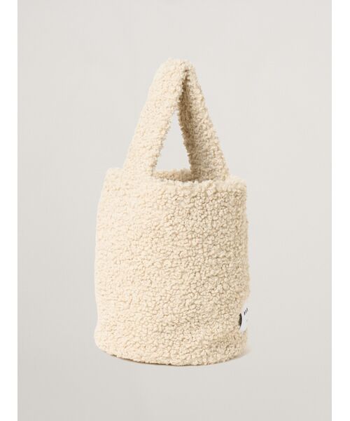 three dots / スリードッツ ショルダーバッグ | 【Fifi】Poodle boa bucket bag | 詳細1