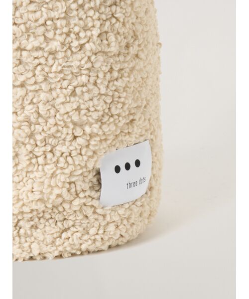 three dots / スリードッツ ショルダーバッグ | 【Fifi】Poodle boa bucket bag | 詳細4