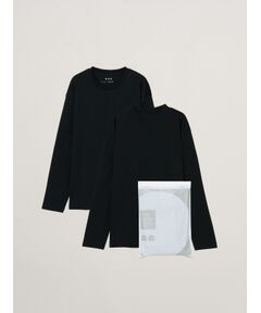 three dots / スリードッツ Tシャツ | 2pack tee crew tee/mock neck tee