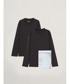 three dots / スリードッツ Tシャツ | 2pack tee crew tee/mock neck tee