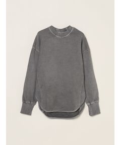 three dots / スリードッツ その他トップス | Ppigment dyed sweat top