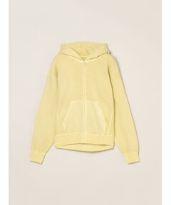 three dots / スリードッツ その他トップス | Pigment dyed sweat zip up hoody