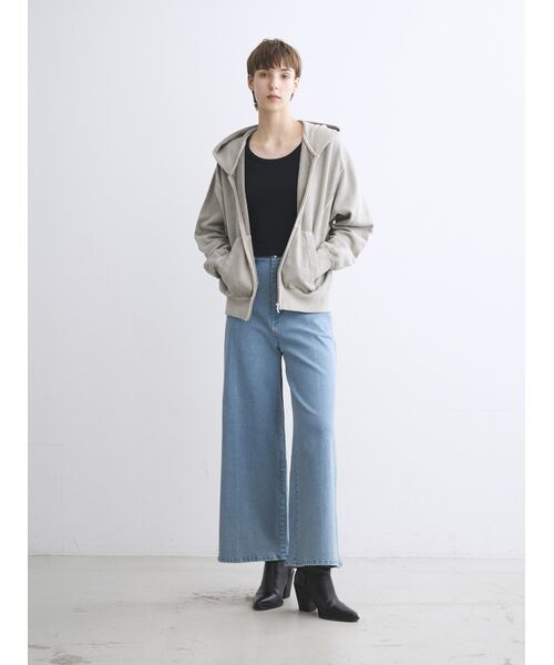 three dots / スリードッツ その他トップス | Pigment dyed sweat zip up hoody | 詳細9