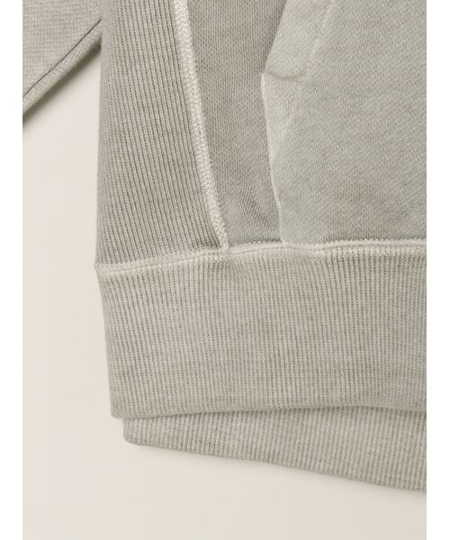 three dots / スリードッツ その他トップス | Pigment dyed sweat zip up hoody | 詳細4