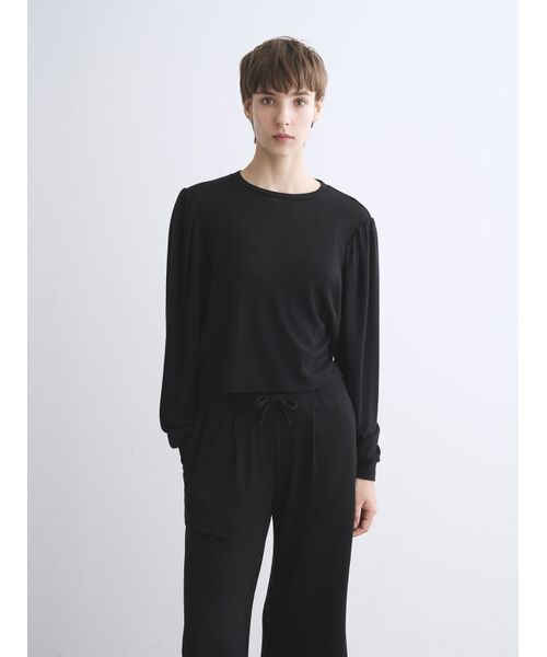 three dots / スリードッツ その他トップス | Blushed sweater bolume sleeve top | 詳細6