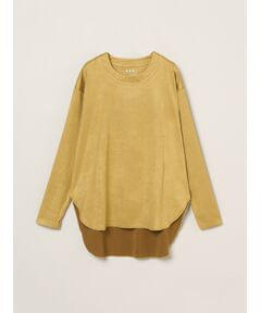 three dots / スリードッツ Tシャツ | Suede jersey long tee