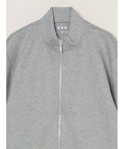 three dots / スリードッツ その他アウター | Men's cardboard sweat zip up brouson | 詳細2