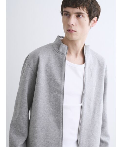 three dots / スリードッツ その他アウター | Men's cardboard sweat zip up brouson | 詳細7